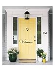 Welcome Indoor/outdoor Front Door Vinyl Sticker -Wall Decal-19