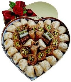 Mothers Day Baklawa Heart Tray