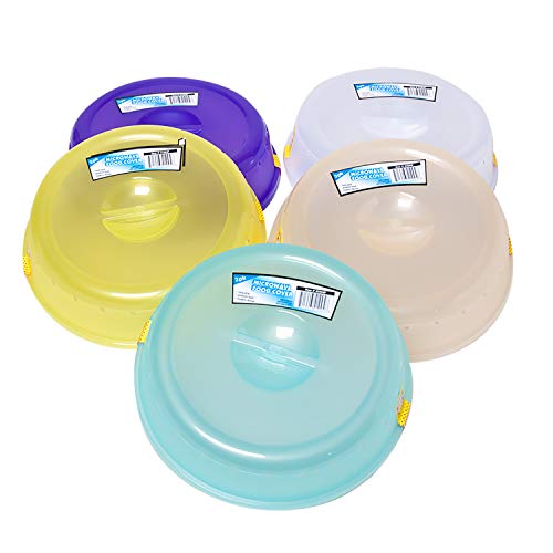 image for DDI Microwave Plate Cover Set -- Pack of 4 Premium Microwave Food Cove