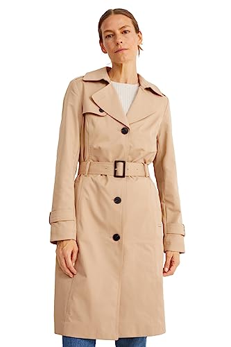 C&A Damen Trenchcoat Polyester Trenchcoat hellbeige 38