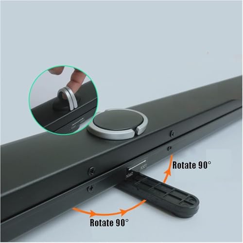 Pantalla de proyección portátil de 20 pulgadas para escritorio miniatura 4