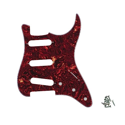 Pickguard pour guitare Fender Strat Squier SSS protection sans perçage finition tortue vintage