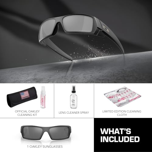 Image of Oakley GASCAN OO9014 Rectangle Shape Sunglasses With Official Eyewear Kit | Men's Sunglasses