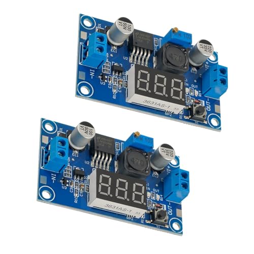 LM2596 �~���R���o�[�^�[ �d���v�f�B�X�v���C�~�����W���[�� ����-���� 4.0-40V����1.25-37V 2A �d�������\�~���R���o�[�^���W���[�� (2�p�b�N)