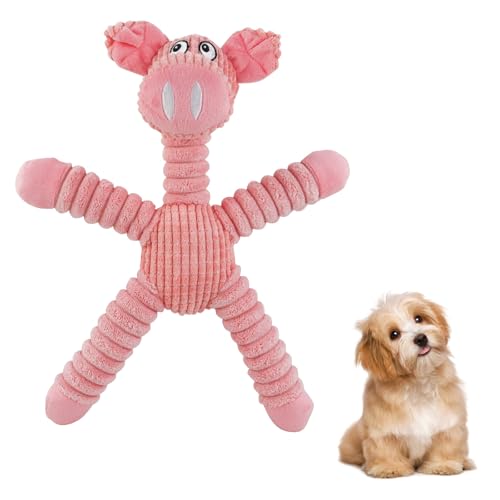 Juguete mordible suave para perros pequeños en forma de cerdito o elefante