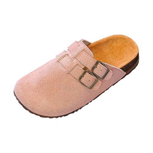 IWIHMIV Children Soft Cork Lightweight Sandals Summer Beach Soft Sole Slippers Non Slip Flat Sandals for Indoor Outdoor
