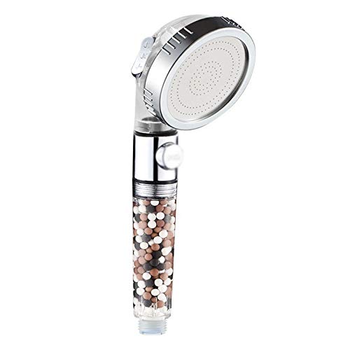 GLETSF Bathroom Shower Head Adjustable ShowerHead Hand Shower High Pressure Water Saving One Button to Stop Water Shower Heads