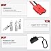 RVBOATPAT 175A Battery Quick Disconnect Connector with 14FT 2AWG Copper Wiring Quick Disconnect Winch Power Cable Kit for Forklift Car Motor Tractor
