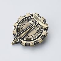 Starforged Warhammer Fantasy Battle WH40K Wrath of Khaine Herren-Rucksäcke Bekleidungszubehör 40K Brosche, 69mm*53mm, Legierter Stahl, Kein Edelstein – Ansicht 2