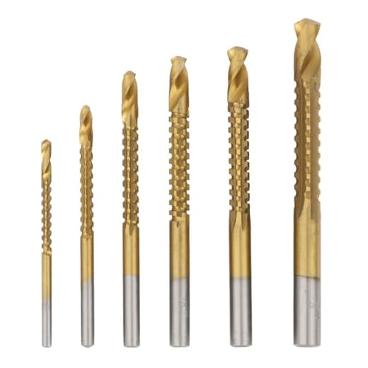 Titanium Drill Saw Bit Set, HSS Serrated Bit Hole Drilling, 3-8mm Carpenter Hacksaw Drill Bits Kit, Cuts Through Wood, Dry Wall, Plastic, Metal