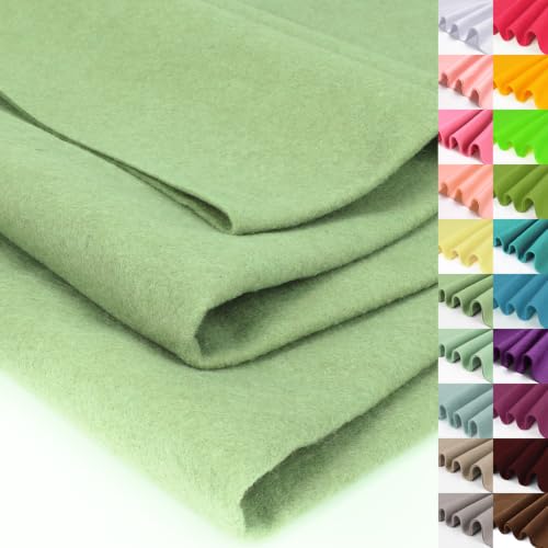 Image of XSEINO Soft Felt Fabric, Large Single Piece, 36x72 Inch, 1.4mm Thick Green Grape Nonwoven Felt for DIY Crafts, Sewing and Patchwork