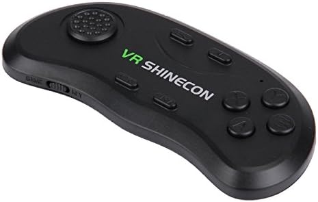 VR Shinecon 3D Game of Black Films Virtual Reality Glasses Bluetooth Controller Remote Control Gamepad