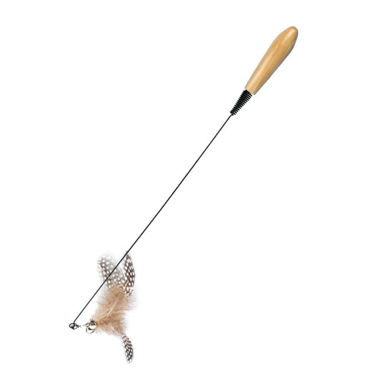 Ipetboom Teractive Cat Toys Retractable Cat Toy Cat Toys Wand Replaceable Cat Teaser Head