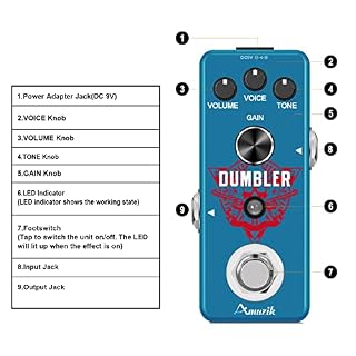 Amuzik umbler Pédales d’effet effet vintage pour guitare électrique - Les Beatles, Paul McCartney, John Lennon, RIngo Starr, George Harrison Amuzik umbler Pédales d'effet effet vintage pour guitare électrique – Image 2