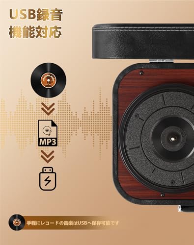 VOKSUN レコードプレーヤー S300 の商品画像 2