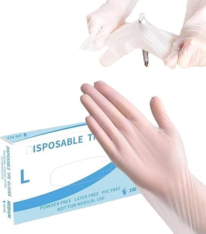 【3000枚】プラスチック手袋　Lサイズ Amazon.co.jp: [derifu] ニトリル手袋 使い捨て手袋 ビニール手袋 100
