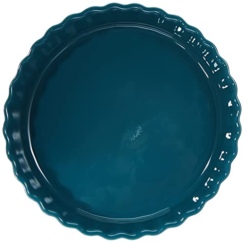 Emile Henry 8.7" Deep Tart Dish | Mediterranean Blue