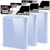 300 Counts Card Sleeves for Trading Cards, Soft Clear Baseball Card Sleeves Plastic Card Protector for MTG, Football Cards, Sports Cards, Game Cards