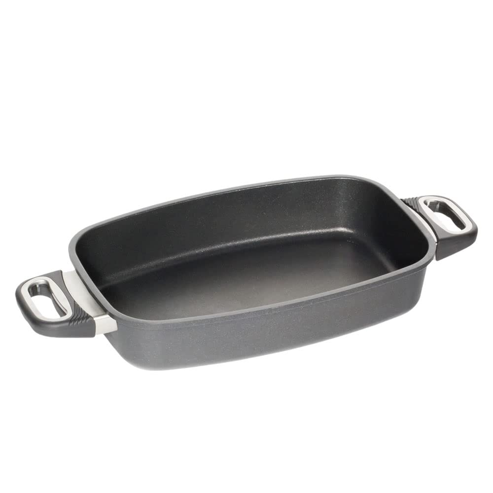 Original Gundel BRÄTERPFANNE, 33 x 21 x 6 cm, INDUKTION, Titan-Keramik-Oberfläche