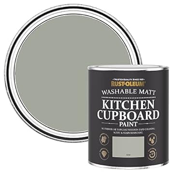 Rust-Oleum Light Green Kitchen Cupboard Paint in Matt Finish - Aloe 750ml
