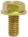 (30pcs) BelMetric M6X12mm JIS Hex Head Flange Bolt 10mm Wrench, Class 10.9 Plated Yellow Zinc for Automobile, Motorcycle, and Mechanical Applications BF6X12YLW