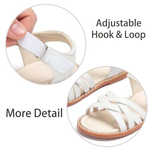 Image of ESTINE Girls Sandal Dress Shoe for Toddler /Little Kid Party School Shoe