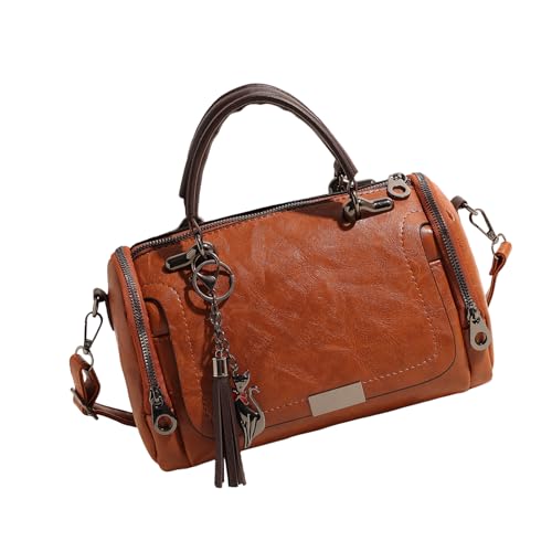 Sac à main élégant finitions soignées en cuir synthétique