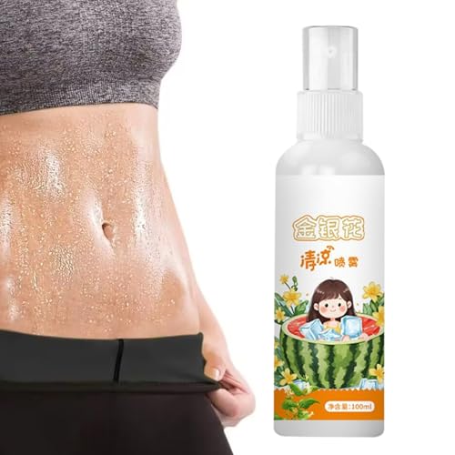 Spray hidratante para el cuerpo, 100 ml, tóner hidratante y calmante para el cuerpo a base de plantas, para hombres, mujeres, adolescentes, en Son