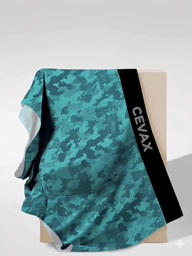 Image of Men's Boxer Briefs, Premium Cotton Stretch, 5-Pack, Navy Grey Maroon Teal Black
