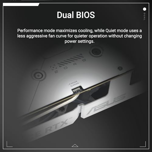 Dual NVIDIA GeForce RTX 5060 Ti OC Edition, Scheda Grafica da 16GB GDDR7, 128 Bit, PCIe 5.0, Ventole Axial-Tech, 1 HDMI 2.1, 3 DisplayPort 2.1, GPU Tweak III, Bianco, DUAL-RTX5060TI-O16G-WHITE - Scheda video - Immagine 4