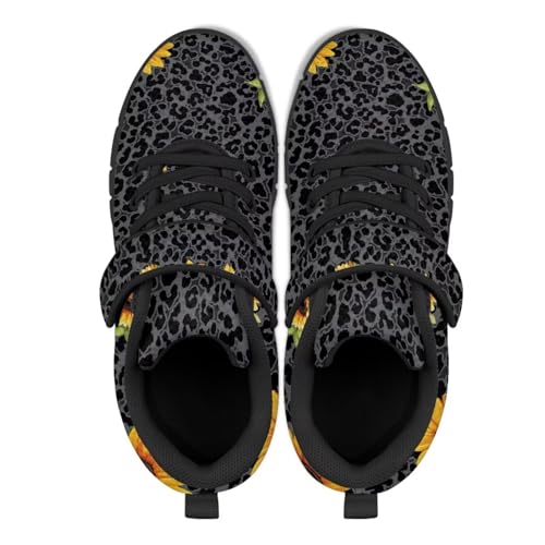 Highland Cattle and Cactus Shoes for Girls Little Kids Mesh Tennis Sneakers with One Strap Anti Slip School Athletic Sports Running Shoes3