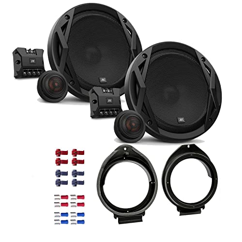 JBL Club 6500C Lautsprecher mit Einbauset passend für Opel Insignia 2008-2017 Türen vorne 360 Watt 165mm 2 Wege Kompo Auto KFZ PKW Boxen