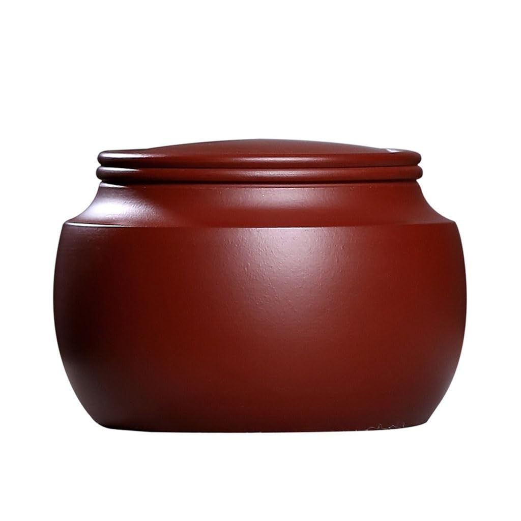 Masowe pojemniki na herbatę fioletowy gliniany garnek do herbaty przenośny budzik do herbaty słoik do przechowywania herbaty Pu'er zapieczętowany pojemnik do przechowywania ceramiczny domowy herbata