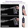 Seyola Steam Mop Cleaner for Hardwood Floor Cleaning, Hands-free Steamer Cleaner Handheld with 9-in-1 Multi-purpose Attachments for Bathroom, Windows, Sofas, Clothes, Tiles Grout (Purple-Grey)