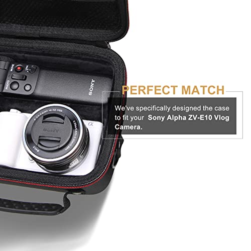 L Ltgem CS1108 Hard Travel Carrying Case For Sony Alpha Zv-E10 / Zv-1 / Zv-1F / Zv-1 Ii Vlog Camera thumb #3