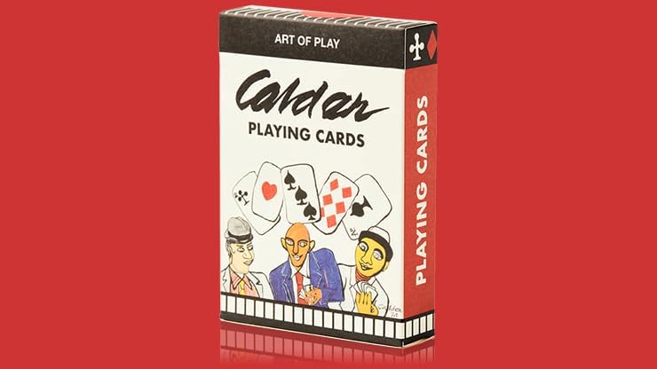 Art of Play Calder Playing Cards, Alexander Calder Artwork, Vivid Gouache Paintings, Card Player Series, Handwritten Letters and Numbers