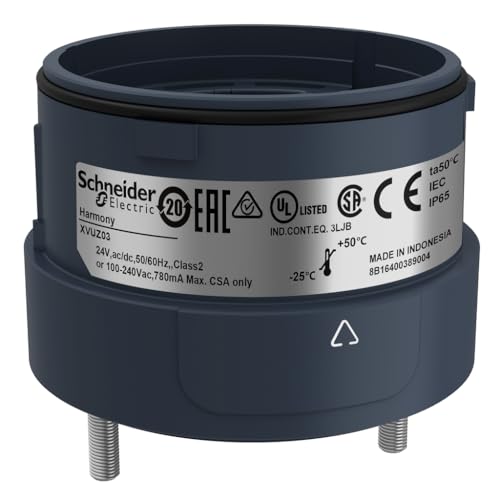 Acabado Negro Schneider Electric XVUZ03 Unidad de Fijación de Alta Durabilidad