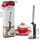 Savvy Coffee Handheld Milk Frother Wand with Stand