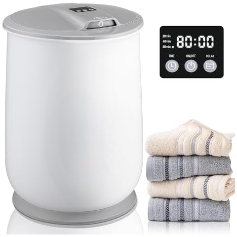 Towel Warmer, 28L Large Towel Warmers for Bathroom, Versatile Bucket Design with LED Display, Adjustable Heat Timer (20/40/80 Minutes), Perfect for Oversized Towels, Bathrobes, and Blankets Cover