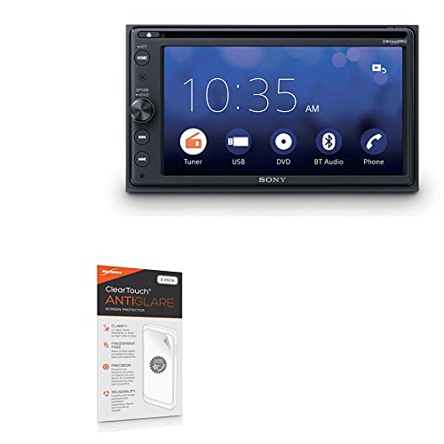 BoxWave Screen Protector Compatible with Sony XAV-AX200 - ClearTouch Anti-Glare (2-Pack), Anti-Fingerprint Matte Film Skin
