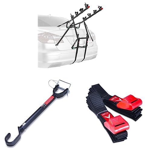 Allen Bike Rack + Adaptor Bar + Cargo Strap Kit for Car