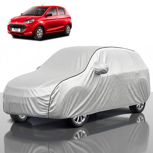Image of Kayme Compatible with Silver Alto K10 Car Cover Waterproof Car Body Cover for All Weather Proof & Full Bottom Elastic, Triple Stitching with 100% Nail Proof Cover