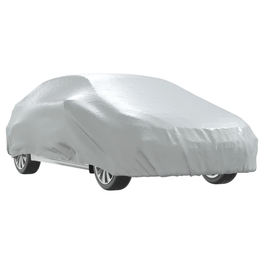 Funda protectora para coche con correa de hebilla, de poliéster transpirable y con revestimiento de poliuretano, impermeable, resistente al viento, para interior
