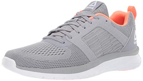 Reebok Women's Print Prime Run 2.0, Cool Shadow/Guava Punch/White/Black, 8 M US