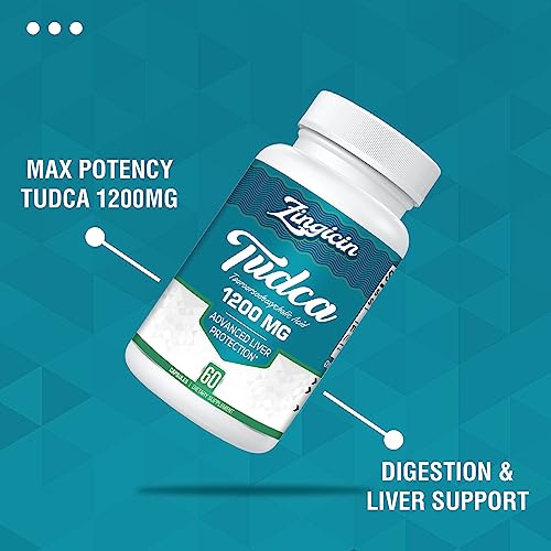Zingicin TUDCA Supplement 1200mg - 120 Veggie Capsules,Powerful TUDCA Bile Salts Supplements for Liver,Digestion — view 2
