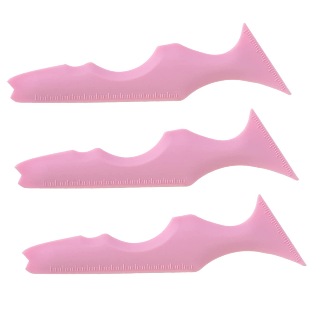 Healeved 6pezzi Stencil Silicone Per Eyeliner e Sopracciglia Strumenti Makeup Multifunzionali Per Donne e Ragazze Facilita La Creazione Ombretti e Per Speciali