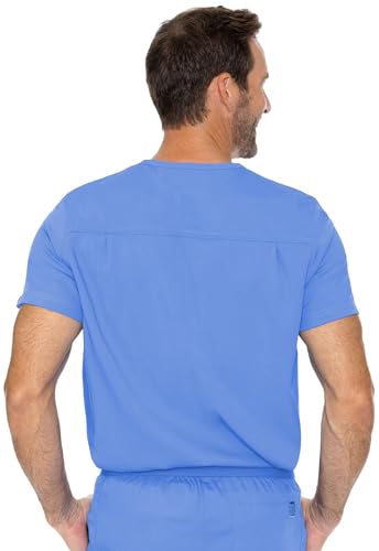 Image of Med Couture Rothwear Touch Scrub Top for Men V-Neck 1 Pocket