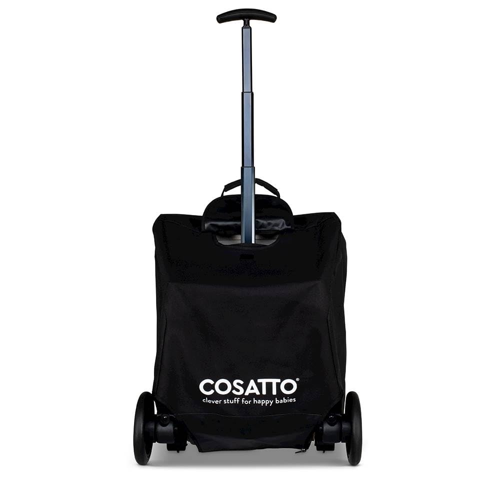Cosatto Kinderwagentasche – für Woosh 4, Yo & Woosh Trail – Kinderwagen-Organizer-Tasche – Reisetasche – Kinderwagen-Zubehör – wasserabweisend – Schwarz