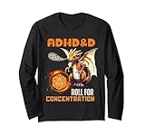 potente rotolo adhd&d per neurodiversità di concentrazione maglia a manica