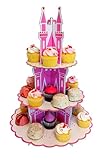 Princess Cupcake Stand, 3 Tier Cupcake Stand